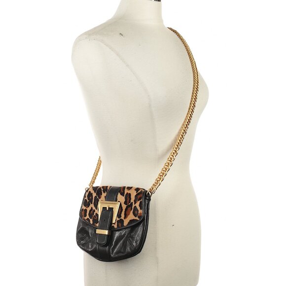 Rebecca Minkoff crossbody bag - Black, Leopard, Chain Strap - Picture 1 of 7